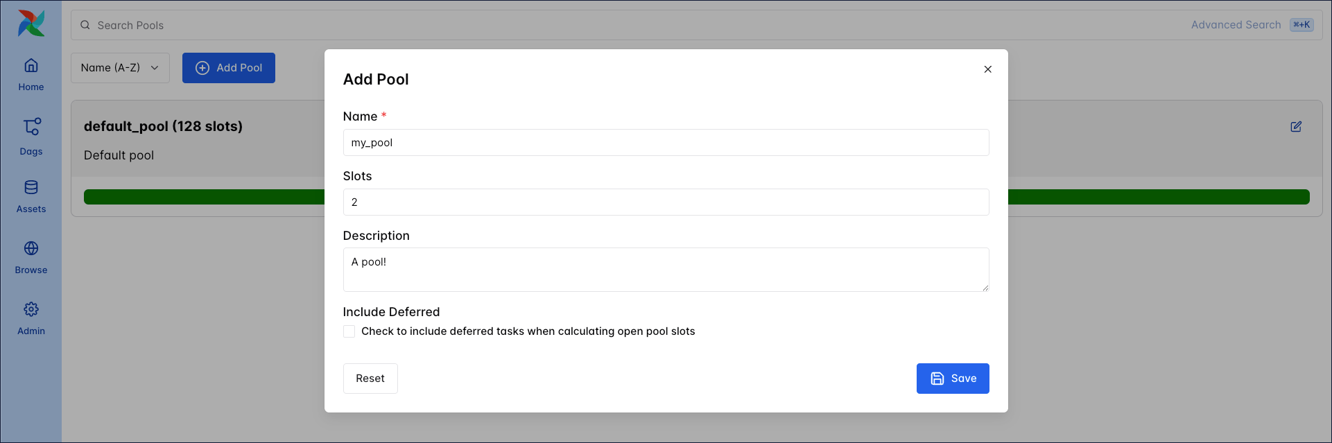 Пуллы в Airflow UI